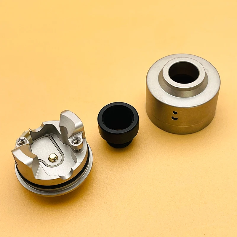 DSX HAKU VENNA V2 RDA 316SS 22 مللي متر رذاذ واحد لفائف تدفق الهواء مدخل قابل للتعديل إعادة البناء خزان Vape المرذاذ مع BF squonk