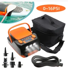 HT-790 6000mAH Rechargeable Deflatable Inflatable Pump SUP DC12V 110W Electric Air Pump for Paddle Board Air Boat Kayak