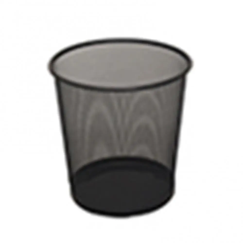 Mesh Trash Bin Paper Basket Office Rubbish Waste Holder Can Trash Can Household Bathroom Toilet Bedroom Living Room Waste Bins