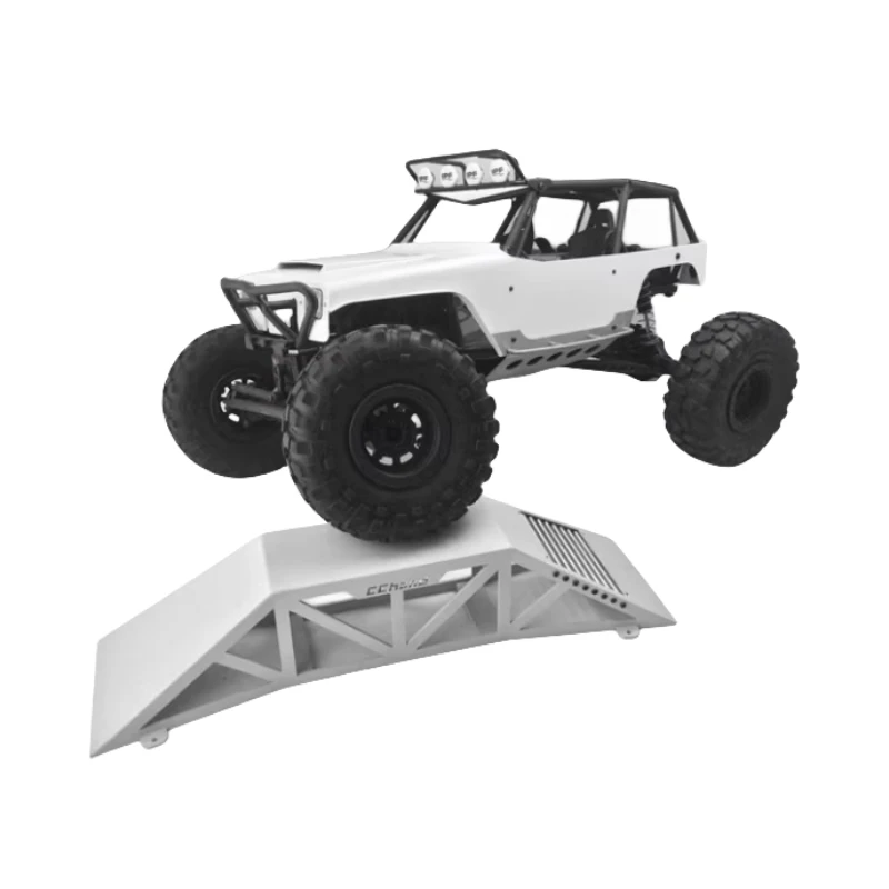 Metalowa przeszkoda terenowa dla 1/10 samochód Rock clawler zdalnie sterowany samochodu RC4WD TF2 Mojave LC70 SCX10 iii Bronco TRX4 osiowy Wraith