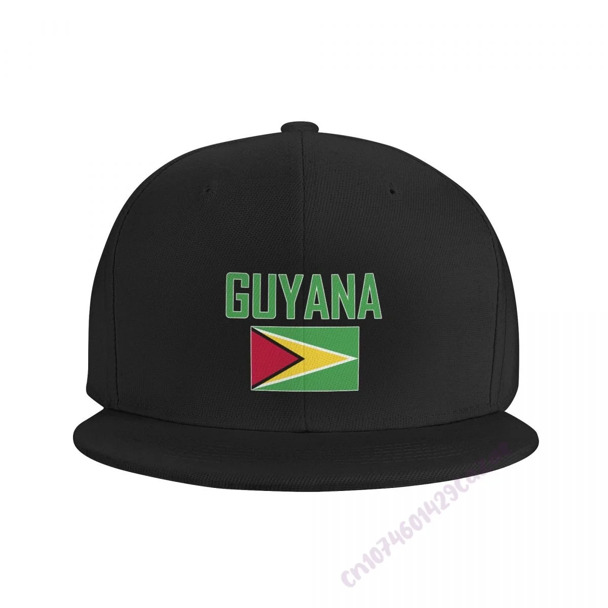 GUYANA Flat Brim Baseball Cap Breathable Adjustable Men Women Outdoor Hip Hop Hat For Gift