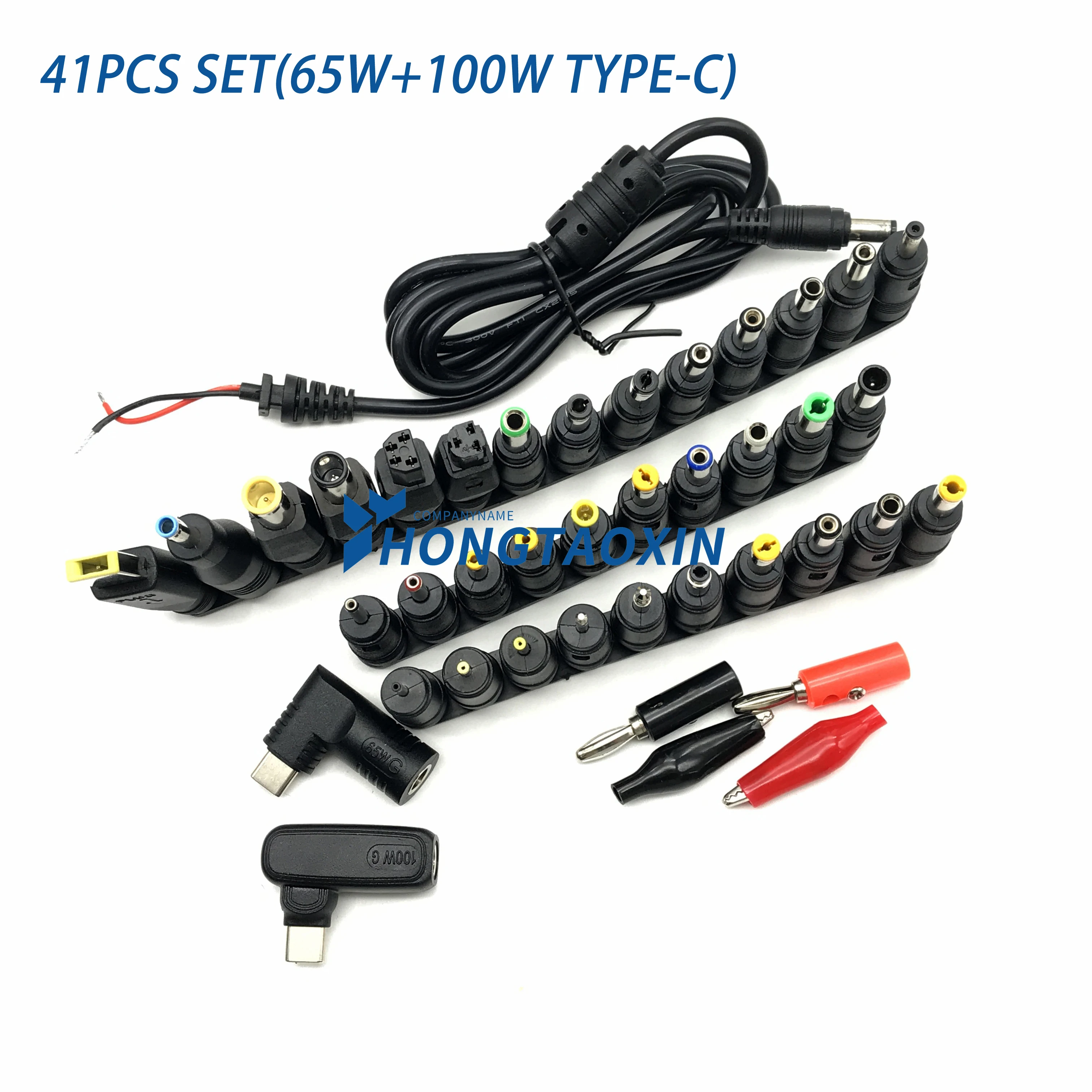Uniwersalny zasilacz sieciowy 5,5 mm x 2,1 mm DC Końcówki Zestawy złączy do laptopa Lenovo Thinkpad Wtyczka zasilająca Jack Type-c 65W 100W