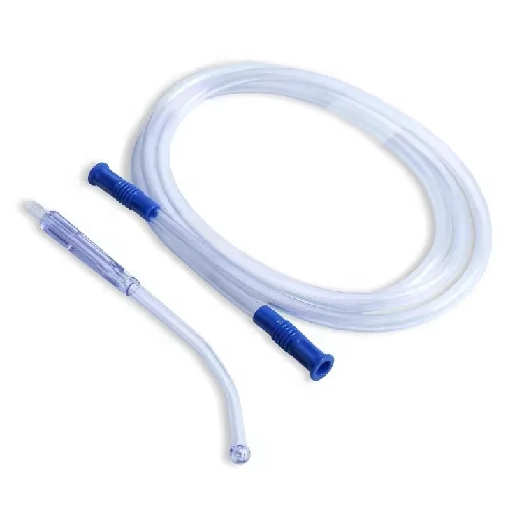 

Medical Consumables Disposable Medical PVC Suction Connecting Tube Yankauer Handle Cannula