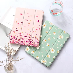 Cute Case for iPad Air 4 Mini 6 5 Air 1 2 3 10.2 7th 8th 9th Generation 2021 Pro 11 12.9 10.5 9.7 6th Case with Pencil Holder