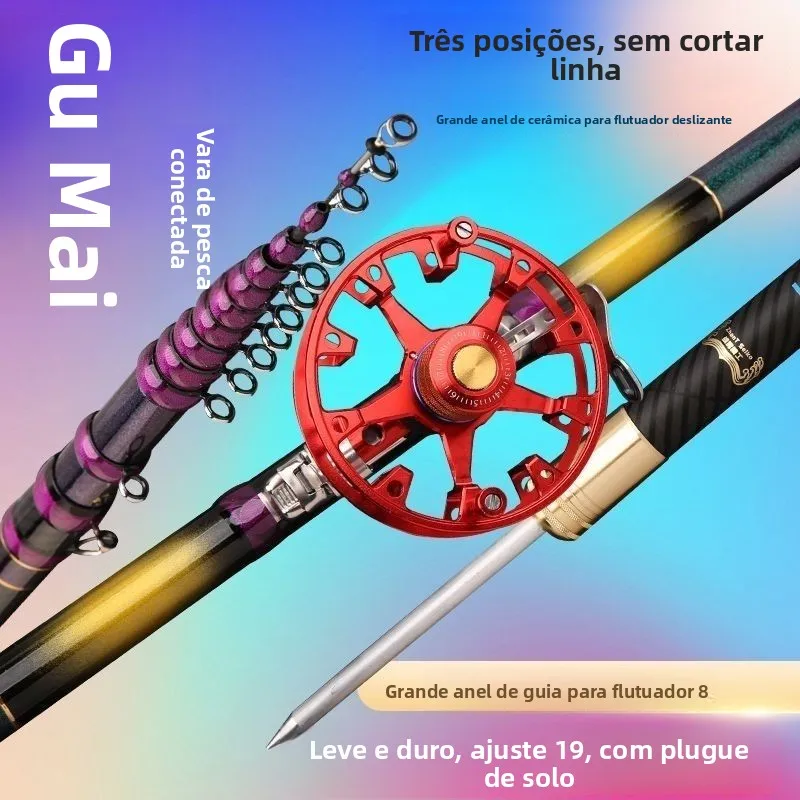 zhanteng-サンダーショートセクション19チューニングフィッシングロッドスライドフロートロッドグレインズティージングロッドキャリッジバンクロッドセットハードチューニング