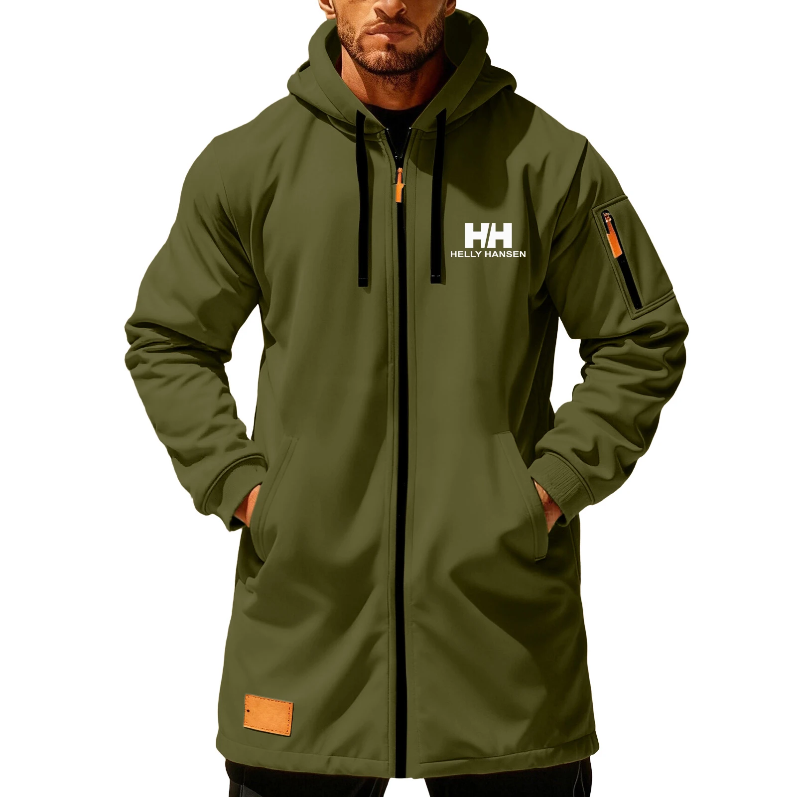 للجنسين الملابس خندق معطف معطف رجل الكبار الرجال زي في الهواء الطلق ربيع الخريف لباس غير رسمي #3