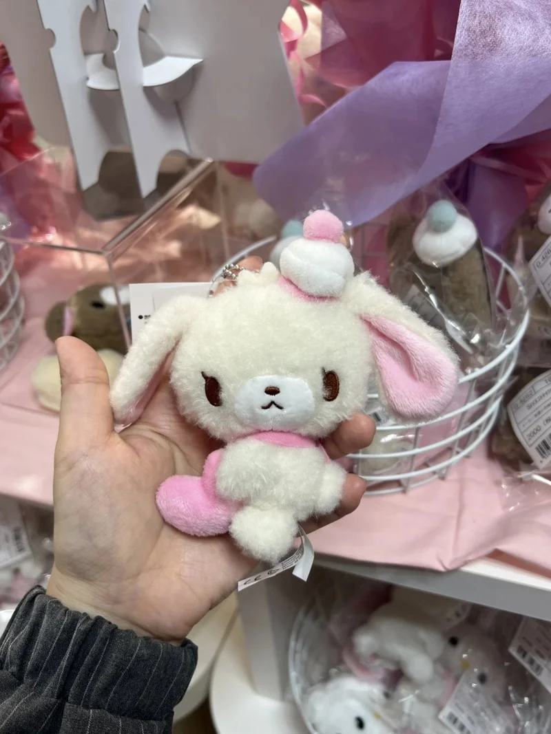 Hot Sugarbunnies mascotte pluche sleutelhanger Shirousa Kurousa met hart schattige sleutelhangers ketting sleutelhanger sleutelhouder tas hanger speelgoed pop