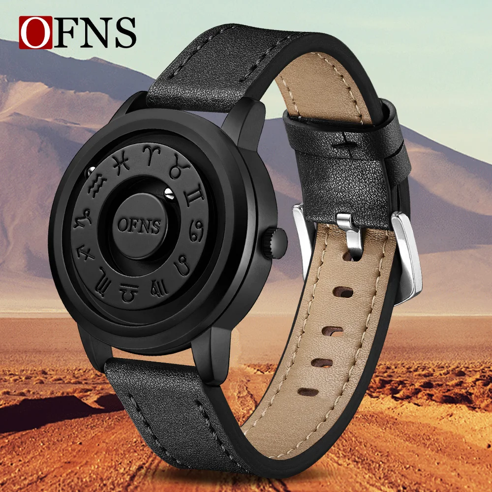 OFNS 1533، 1556 موضة الابتكار ماجليف ستار كارت ساعة رجالي حزام الفولاذ المقاوم للصدأ ساعة رجالية فاخرة Reloj Hombre #5