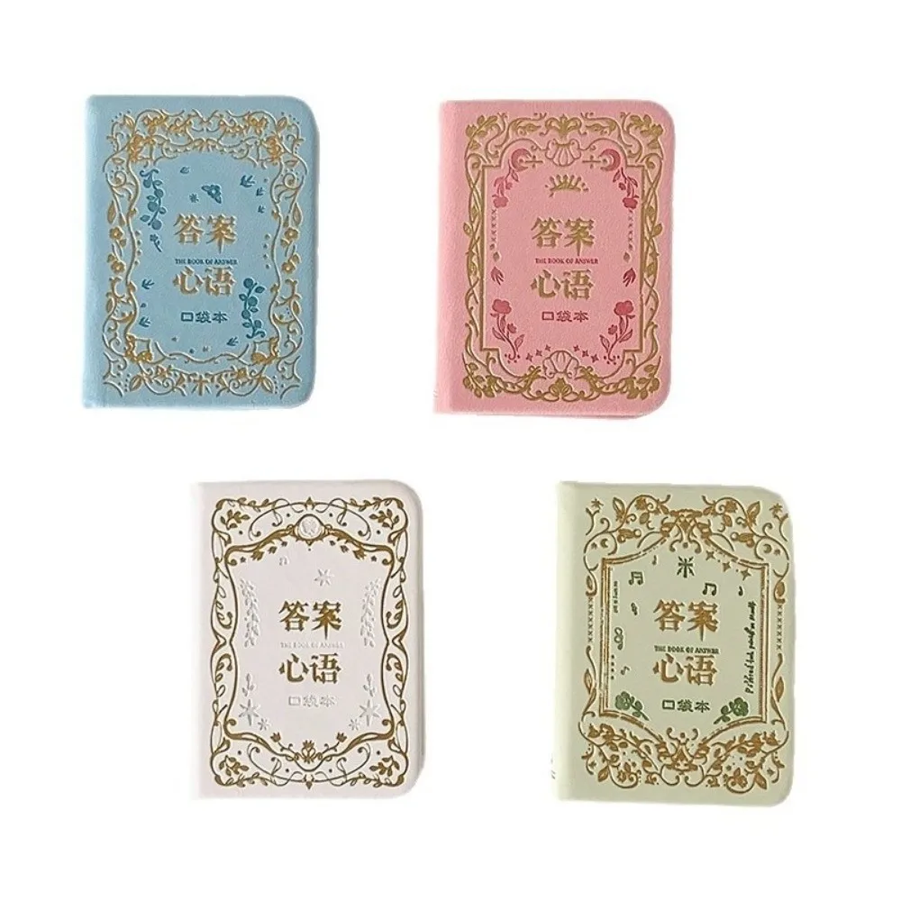 Nuovo libro di risposta Libro tascabile Notebook portatile colorato Mini libro di esercizi di parole Libro memo