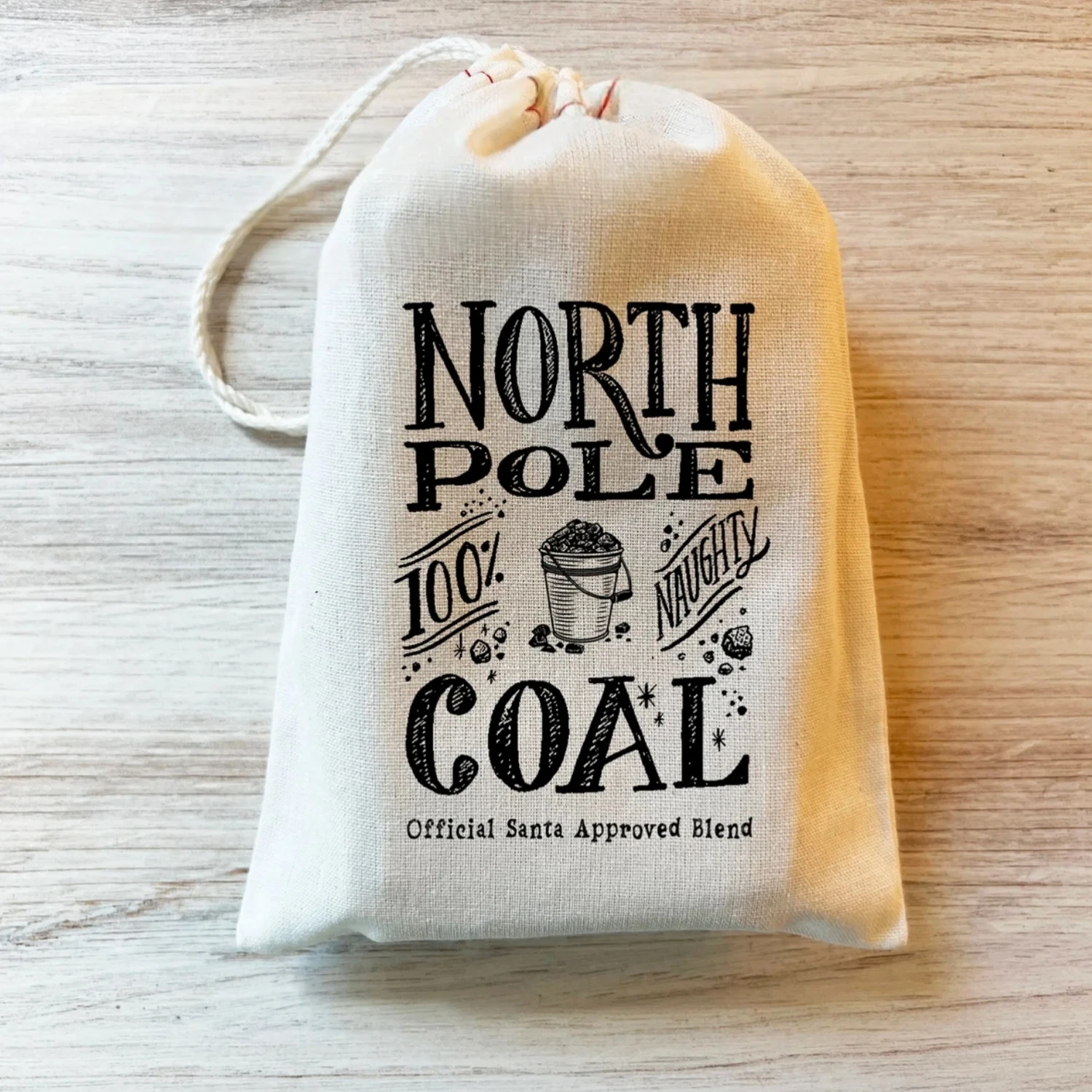 Bolsas de recuerdo de Navidad personalizadas 20/30/50 piezas | Bolsa de Carbón | Bolsa de regalo de Navidad | Saco de Papá Noel | Volumen de carbón | Embutidora de medias | Chri