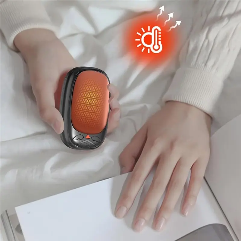 Przenośne, ładowalne ogrzewacze do rąk UNCL z magnesem, kompaktowe ogrzewacze kieszonkowe do biura, domu i podróży.