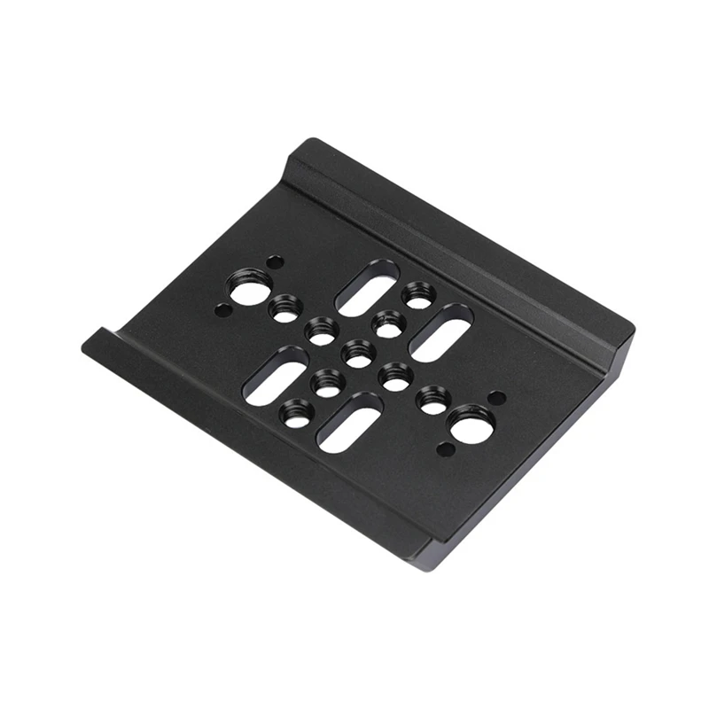 CEA 80Mm Dovetail Plate Quick Installation Board With 1/4Inch-20 And 3/8Inch-16 Threaded Holes DSLR Camera Accessories