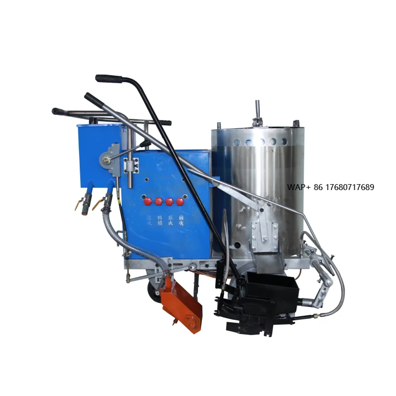 Hand-pushed Thermoplastic Paint Striping Machine Paint Road Marking Machinery