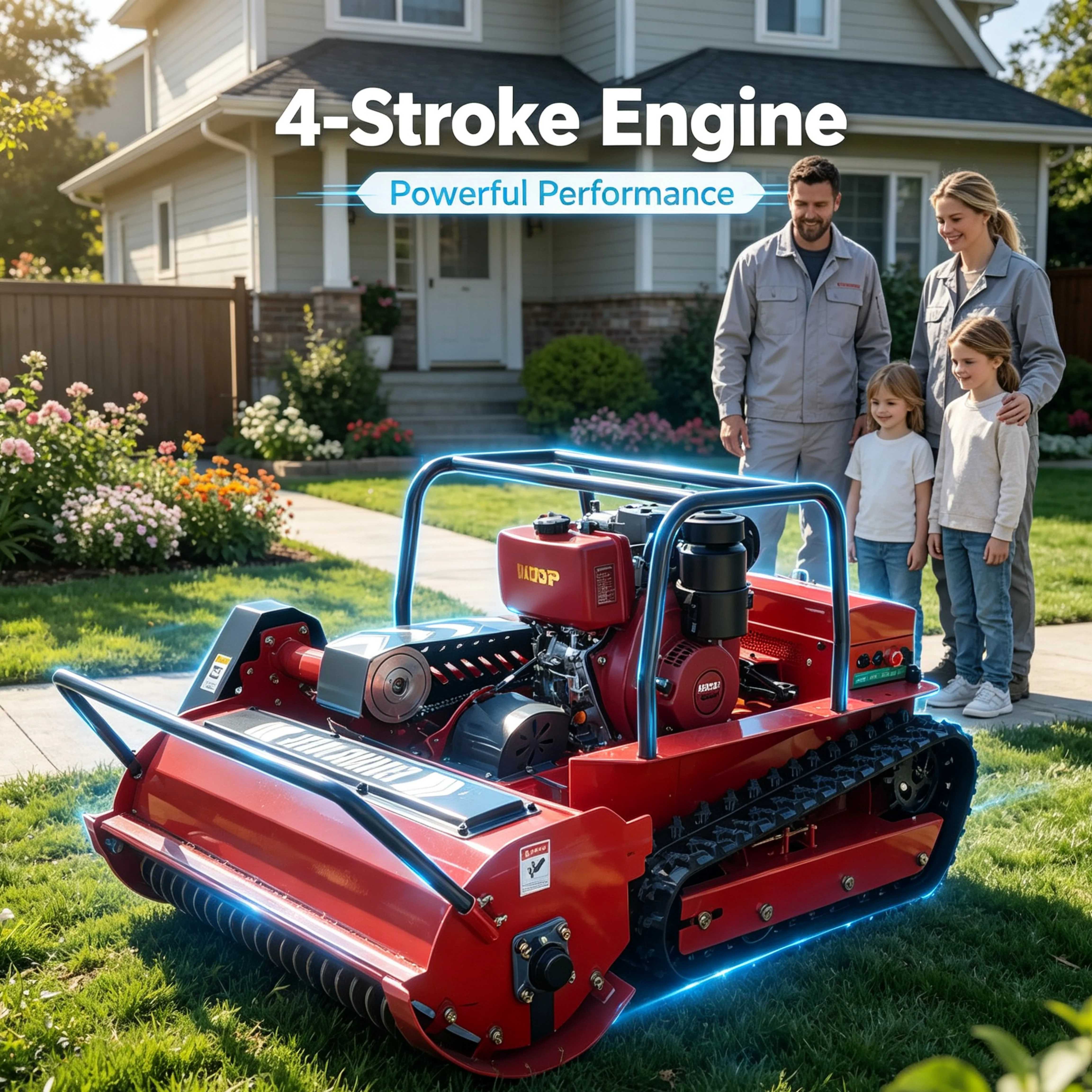 Customized Large Community Park zero turnAutonomous Lawn Mower, Intelligent Zoned Mowing Improves Overall Uniformity