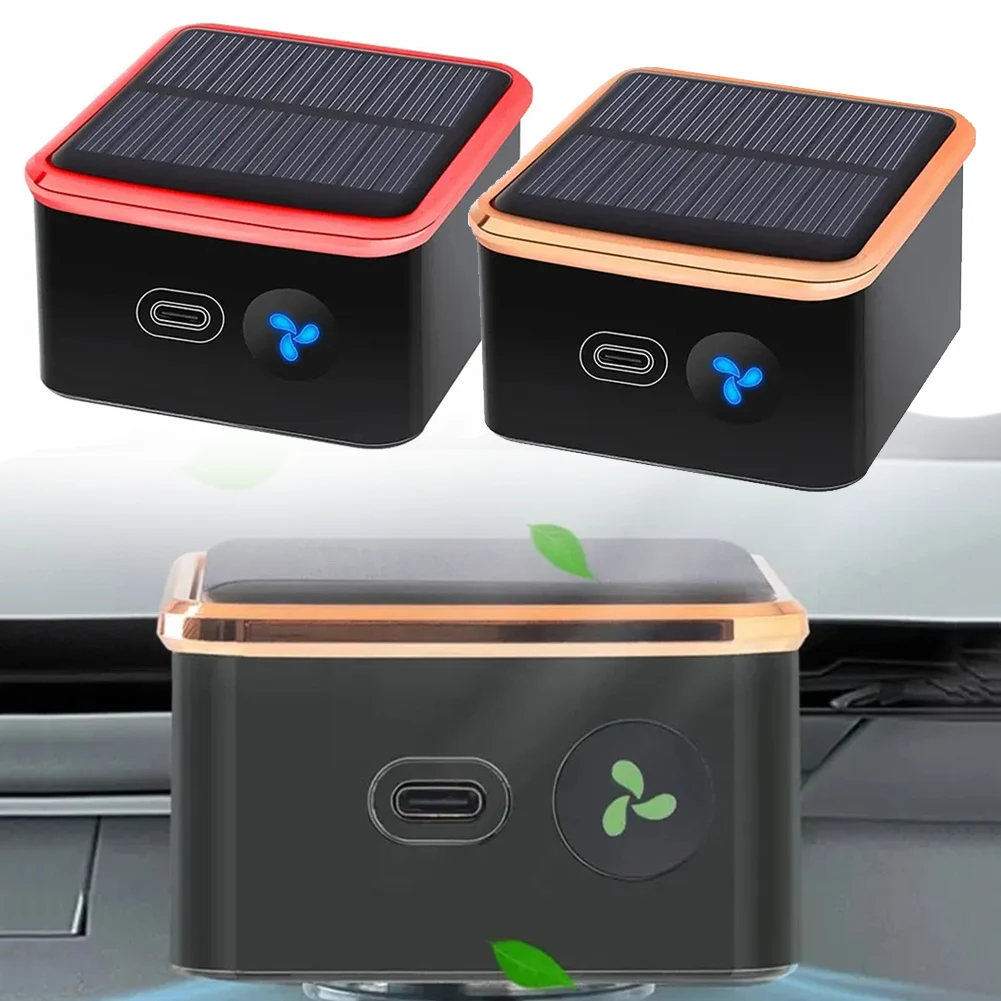 High Temperature Environments Attachment Air Freshener Car Solar Powered Car Air Freshener Removes Unwanted Smell
