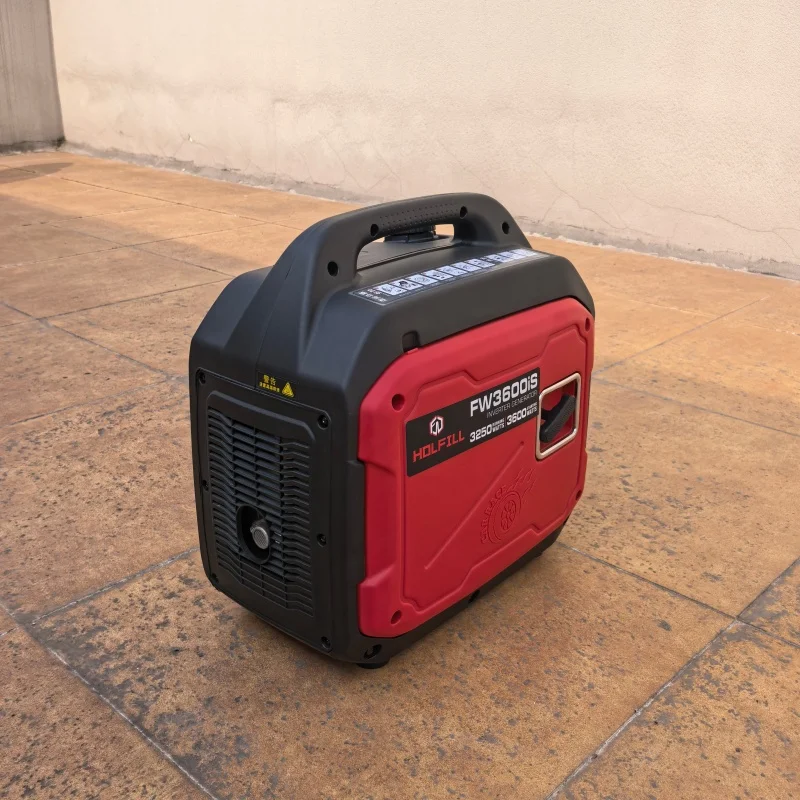 3.6kW 3300W Emergency Household Portable Inverter Generator Silent Petrol Power Single Phase Fuel Power Station Tool System