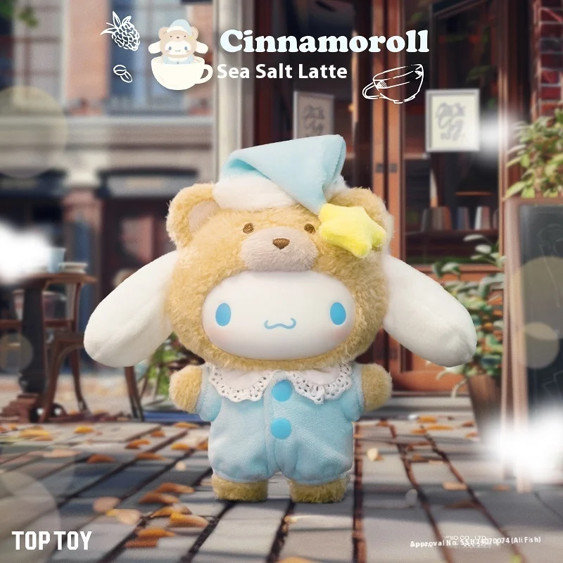 กล่องสุ่มของเล่นไวนิล Toptoy Latte พร้อมพวงกุญแจตุ๊กตา Kuromi My Melody Cinnamoroll ของสะสมสุดฮิตสำหรับเด็กผู้หญิง ของขวัญวันเกิด