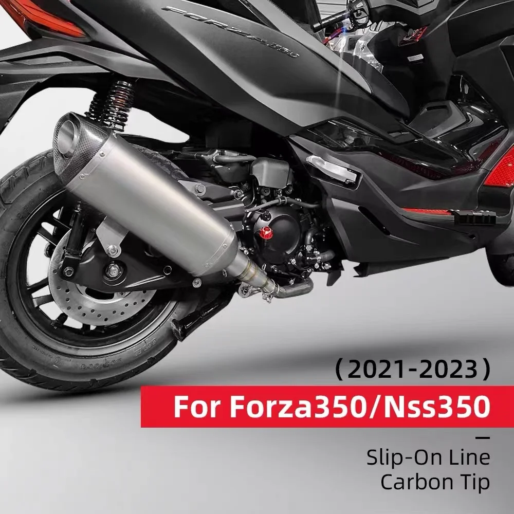 

470 мм углеродный наконечник глушитель выхлопной трубы для forza350 Nss350 Forza 350 ADV350 2021-2023