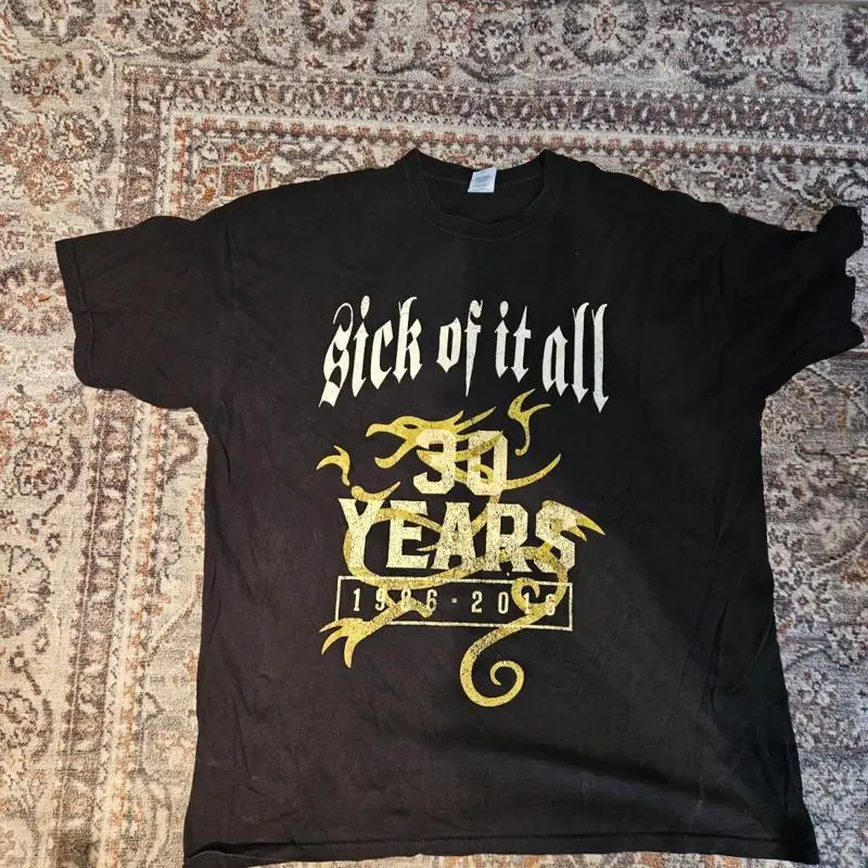 

Sick of it all shirt 30th Anniversary
