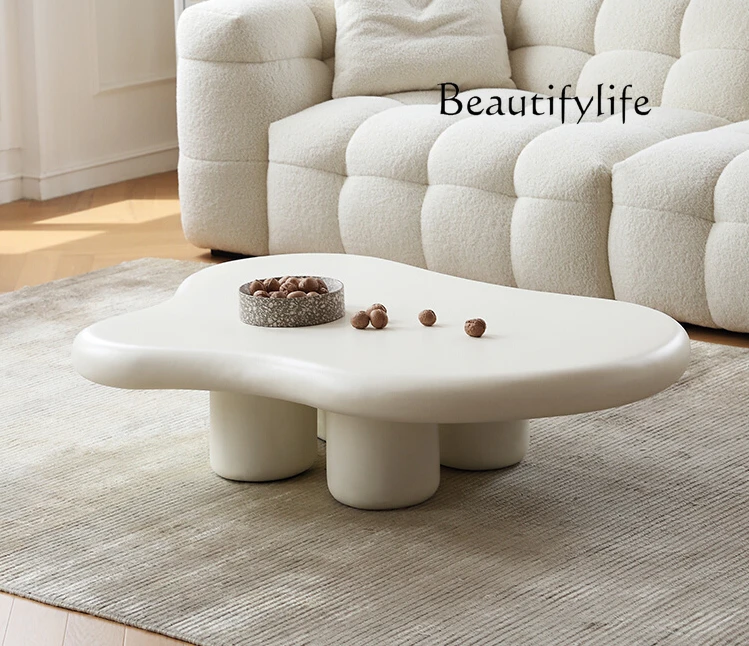 

Nordic Cloud Coffee Table French Style Light Luxury Designer Creative B & B Simple Chic Silent Style Coffee Table