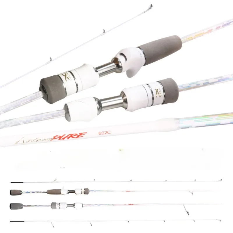 

Lure Rod Fast UL Tip Carbon Ultra Light Ultra Hard Solid Core Rod Tip Micro Object Fishing Rod 2-Section Lure 2-8g Line 1-6lb