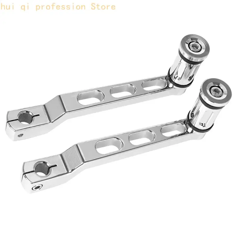 Motorrad-Schalthebelpaar vorne und hinten mit Gummigriff-Detail H8WE – Detail 4