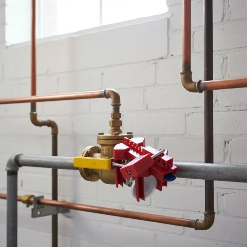 Ball Valve Lockout Device Industrial Adjustable: Safety Lock DN8-DN50 Pipe ASBV-01 Safety Valve