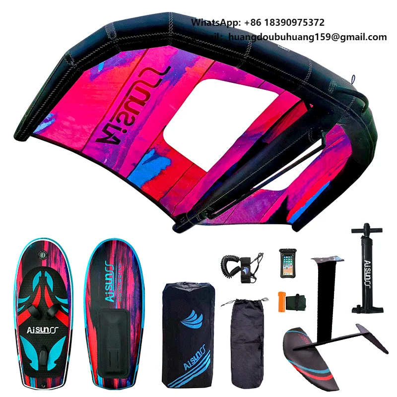 

Надувное фойл-крыло Aisunss с окнами, карбоновое гидрофойл-крыло для серфинга, 5-метровое надувное кайт-фойл крыло, крыло для виндсёрфинга и гидрофойлинга