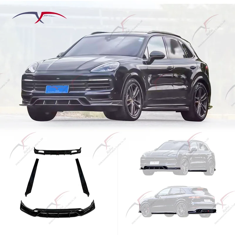 

Suitable for Cayenne Body Kit Carbon Fiber Car Bumpers Front Lip Side Skirts Rear Diffuser Modification Accessories