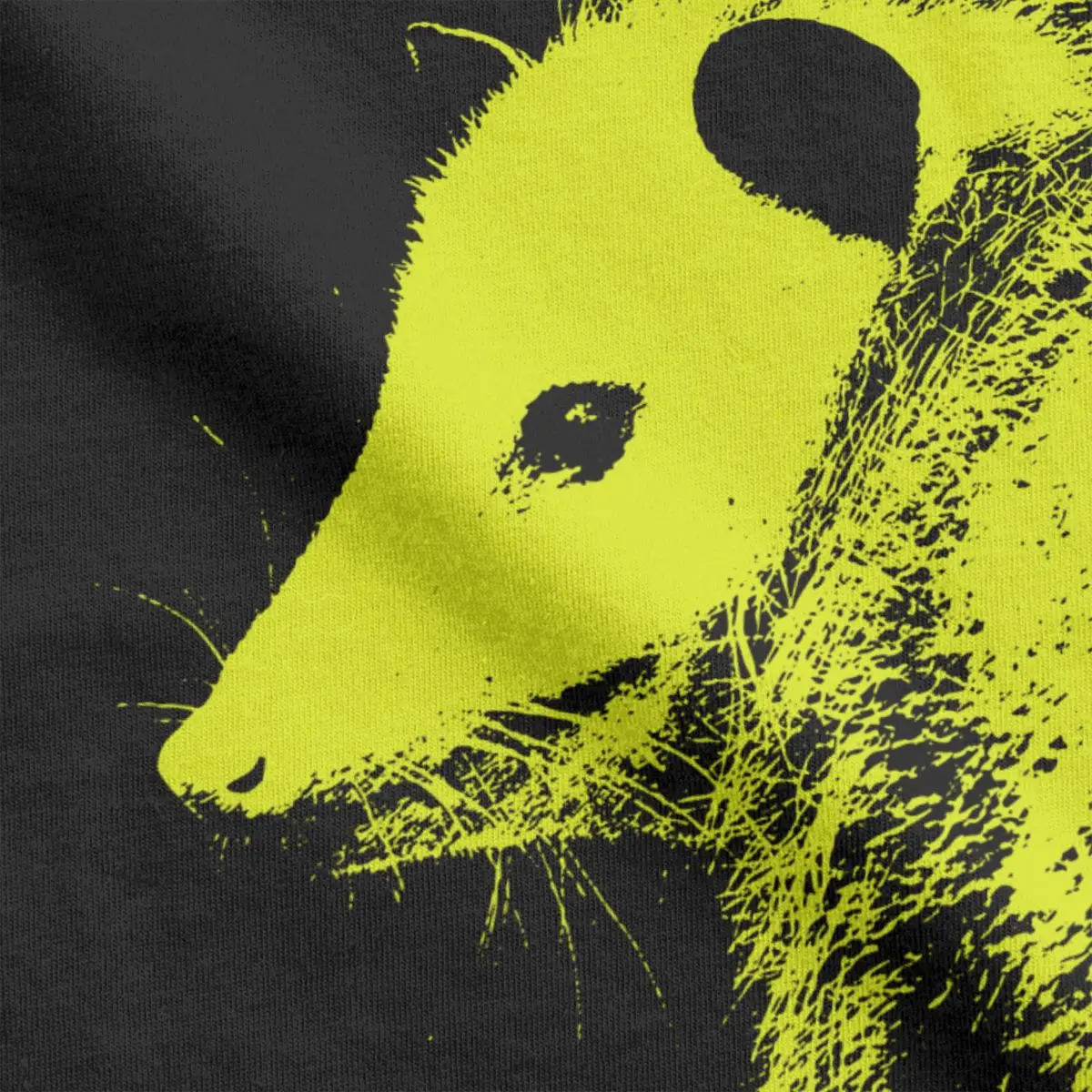 Anxiety Opossum Live Weird T-Shirts for Men Funny Vintage Cotton Tee Shirt Crew Neck Short Sleeve T Shirts Graphic Clothing