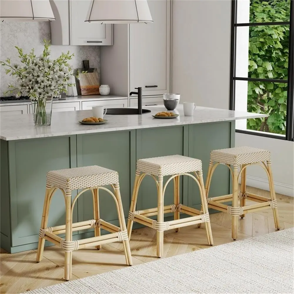 Rattan Counter Stool 24.5