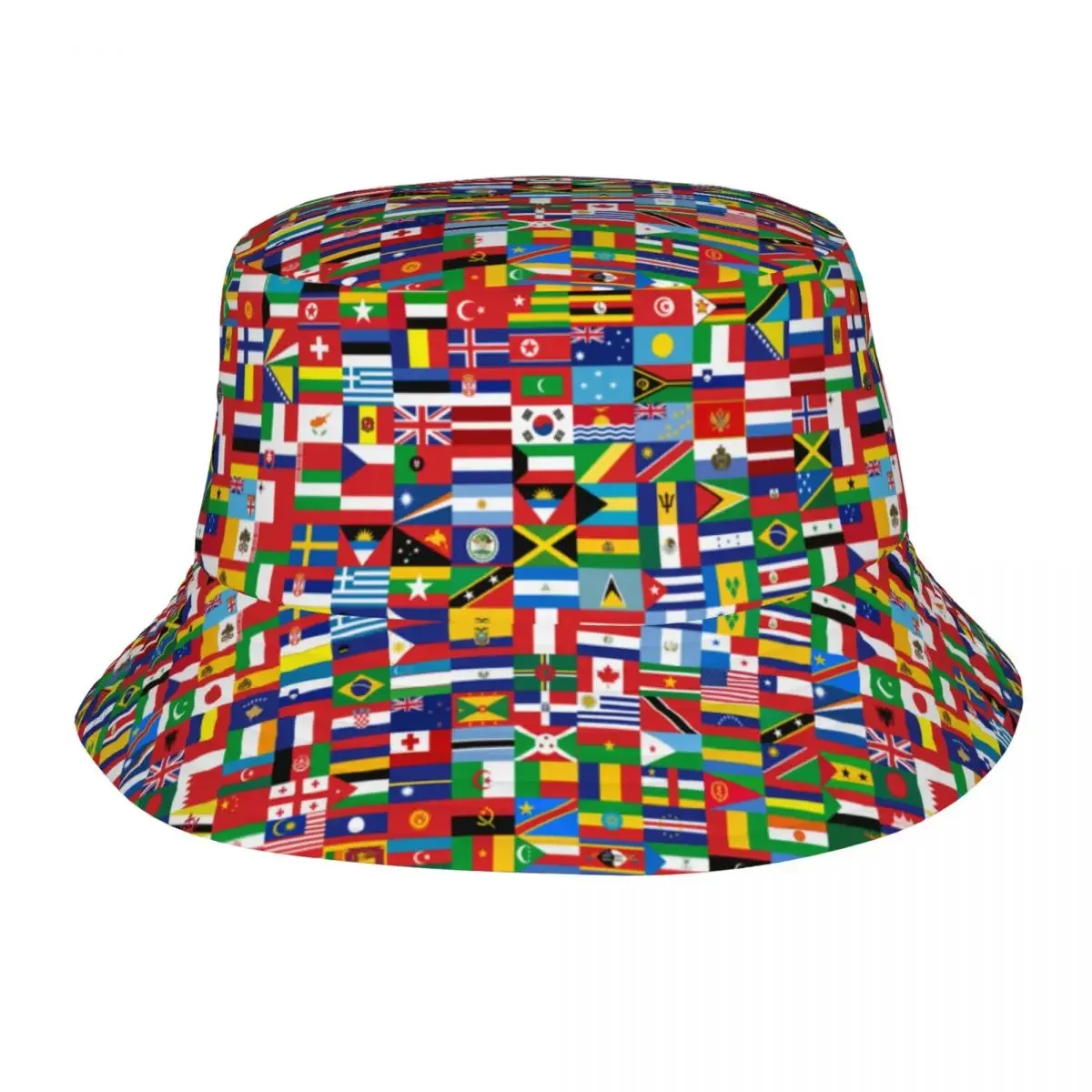 

Stylish Flags Of All Countries Of The World Bucket Hats Unisex Foldable Outdoor Flag Fisherman Hat Spring Headwear Bob