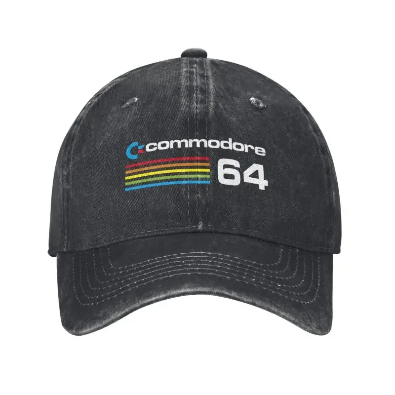 Custom Unisex Cotton Commodore 64 Baseball Cap Adult C64 Computer Adjustable Dad Hat for Men Women Sports Snapback Caps