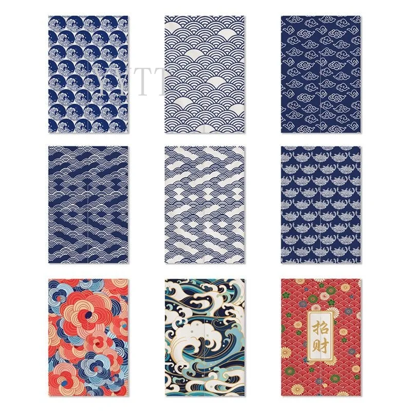 Kanagawa Waves Japanese Style Door Curtain Kitchen Bedroom Doorway Restaurant Decor Partition Curtains Hanging Half-Curtain