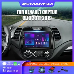 Android 12.0 Auto Radio For Renault Captur CLIO Samsung QM3 2011 - 2019 Stereo Carplay GPS Navigation System 2 din DSP DVD