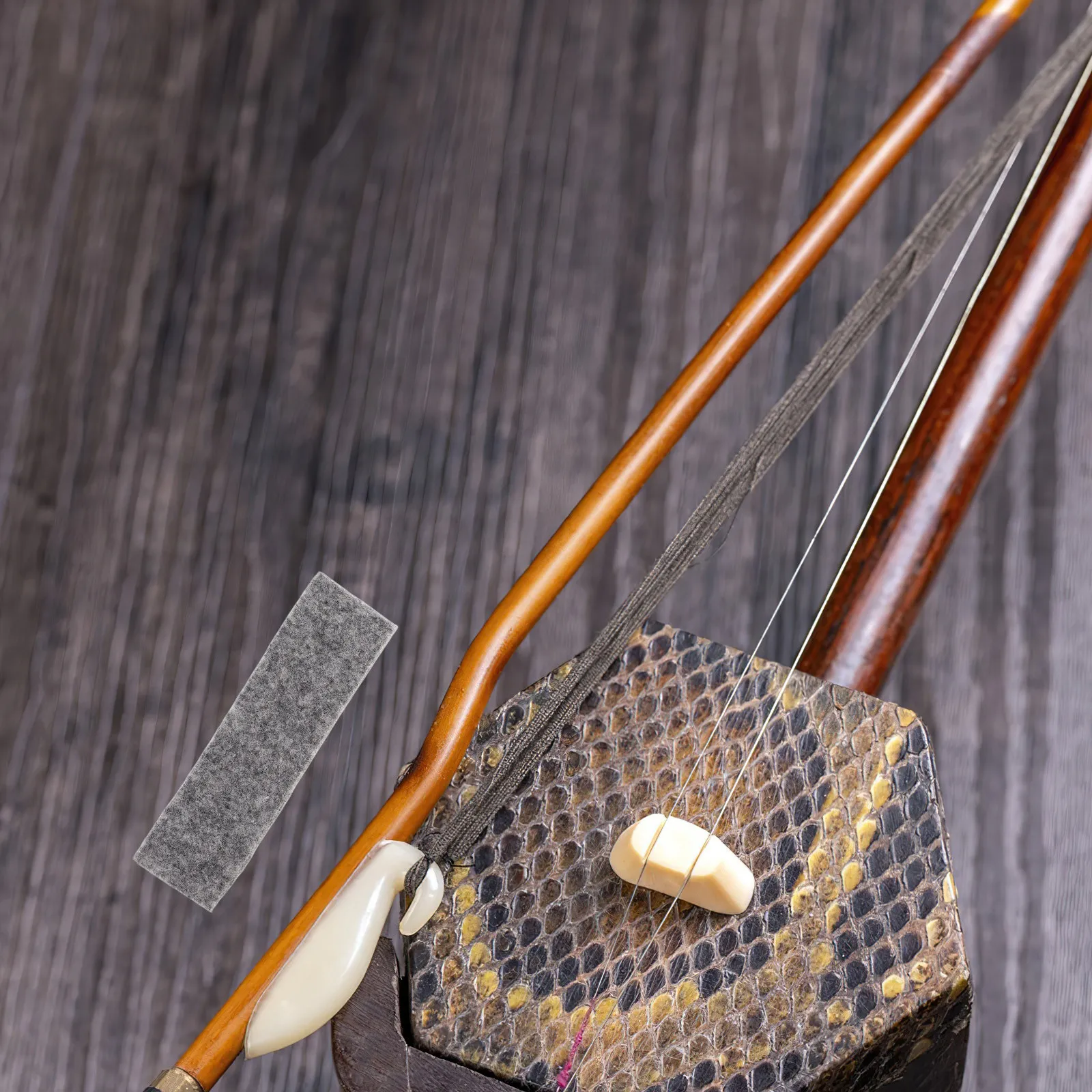 3Pcs Erhu Sound Dampening Pads Wool Felt Noise Reduction Tone Control Mute Accessories for Traditional Chinese Musical