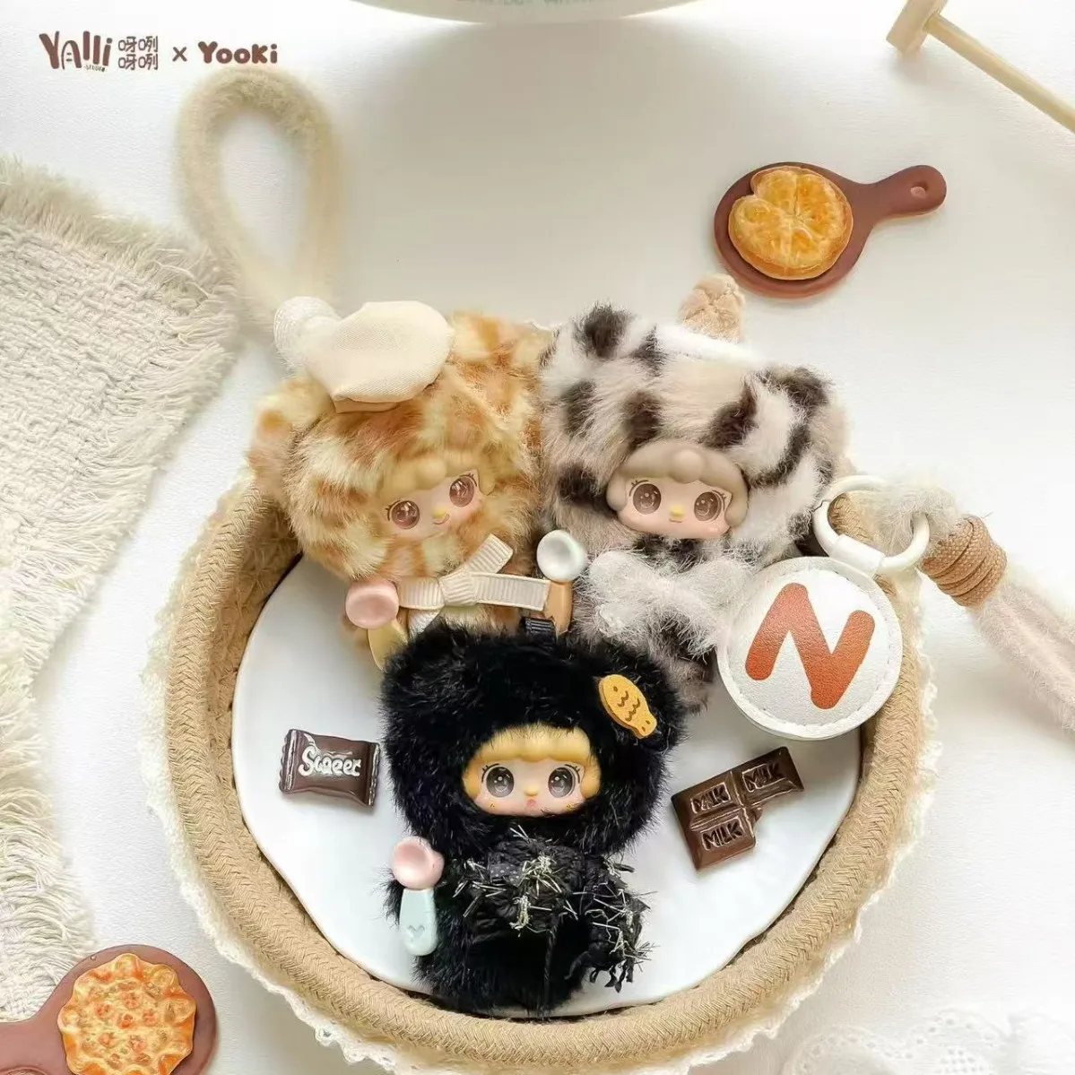 

Cute Yooki Just A Bite Series Plush Dolls Blind Box Phone Keychain Decoration Pendant Trendy Toys Mystery Box Surprise Gifts