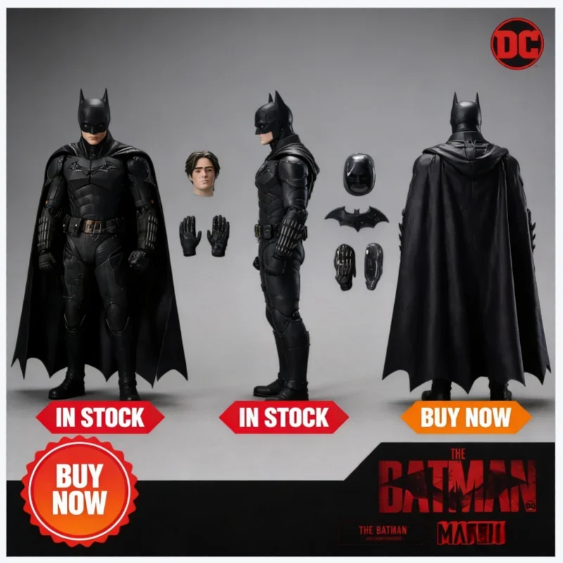 

В наличии: Новая фигурка Бэтмена Mafex 188 (версия из фильма с Роберт Паттинсоном) — коллекционная фигурка Бэтмена из Лиги Справедливости, игрушка для детей.