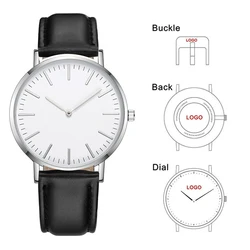 Personalized Wristwatch Quartz Movement Custom Writing Watch Add Your Own Name Text Letter Watches Time Clock