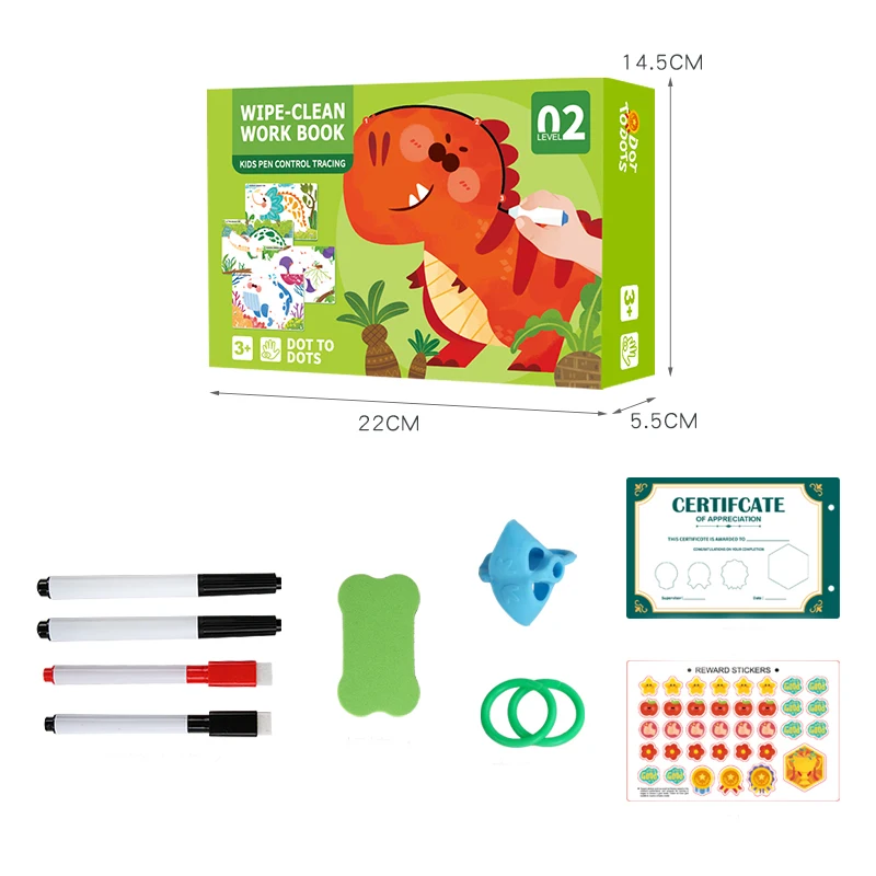 Crianças desenho brinquedo caneta controle treinamento cor forma matemática jogo conjunto criança atividades de aprendizagem montessori brinquedo educativo