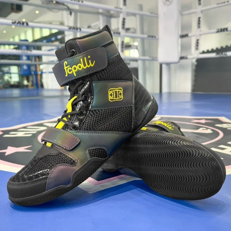 Original Brand Professional Wrestling Sneaker Top Quality Wearable Boxing Fighting Boots Comfortable Anti Slip Gym Training Shoe