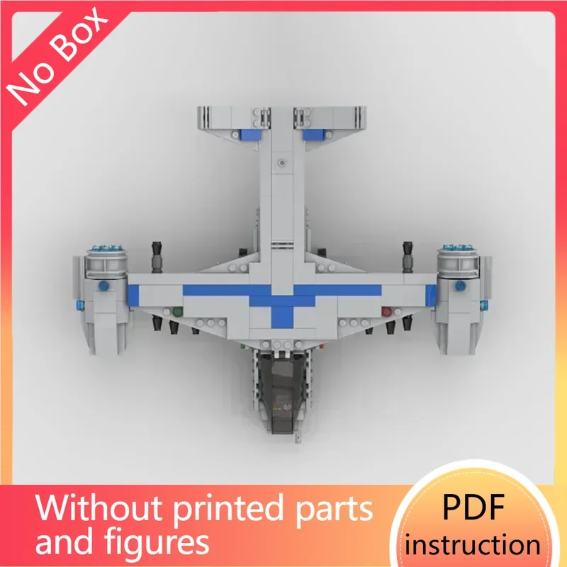 

Military Aircraft Model Moc Building Bricks Attack Tilt Fighter Jet Technology Blocks Gifts Toys DIY Sets AssemblyChristmas