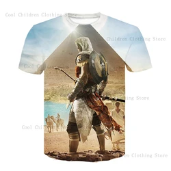 Game Assassin Creed Legends T-shirts 3D Print Men Women Short sleeve O-neck Tshirts Hip Hop streetwear Fashion Casual Top Tee