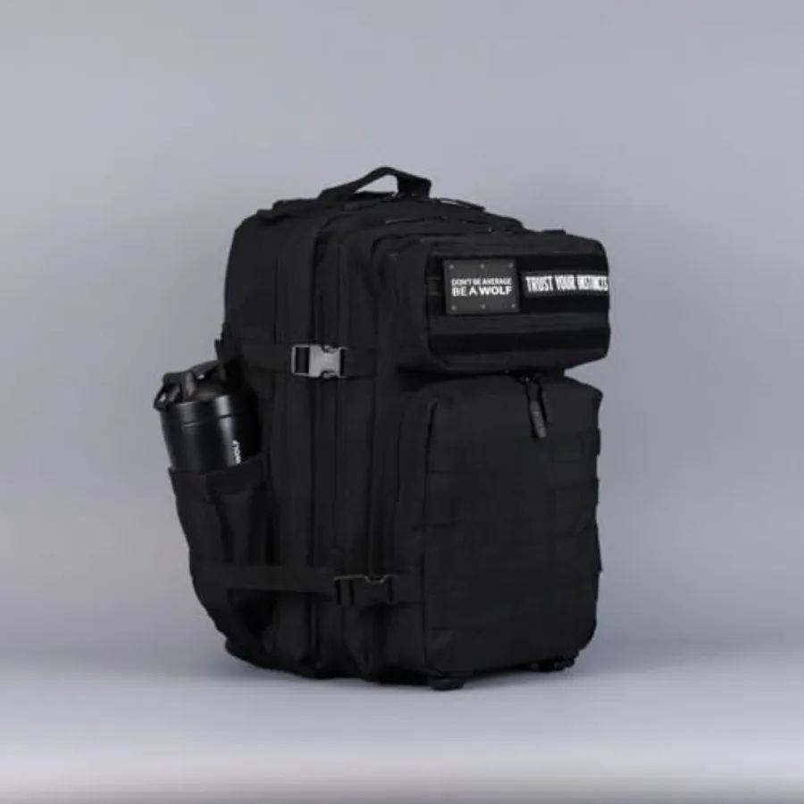 WOLFpak 45L Athletic Gym Rucksack – Robustes, wasserdichtes 1000D-Oxford-Material mit MOLLE-Gurtband, Laptoptasche und Dual-Cup-Halterung