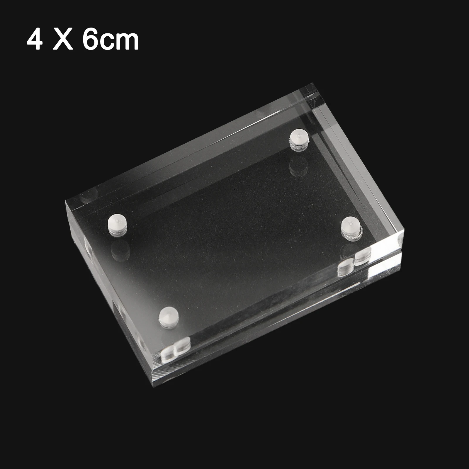 Acrylic Photo Frame Decor Display Stand Double-sided Home Replacement Spare Thick Transparent Ornament Picture