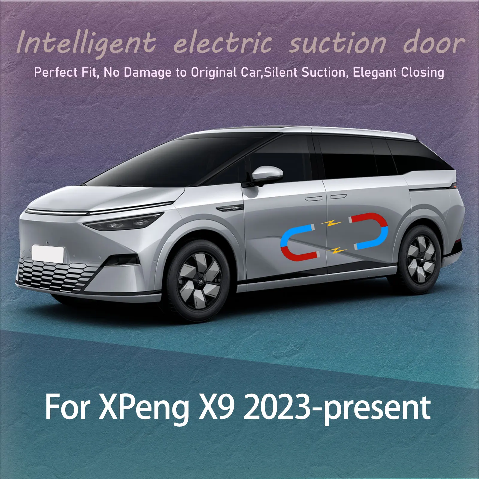 

Electric Soft Close Door Kit For XPeng X9 2023-present Auto Silent Anti-Slam Suction Door System Automatic Quiet Closing Latch