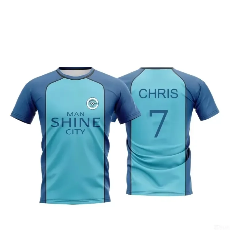 3D Digital Print Anime Manshine City Uniform T Shirt 2026 Japanese Role Playing Jersey Men Women Casual Top Streetwear