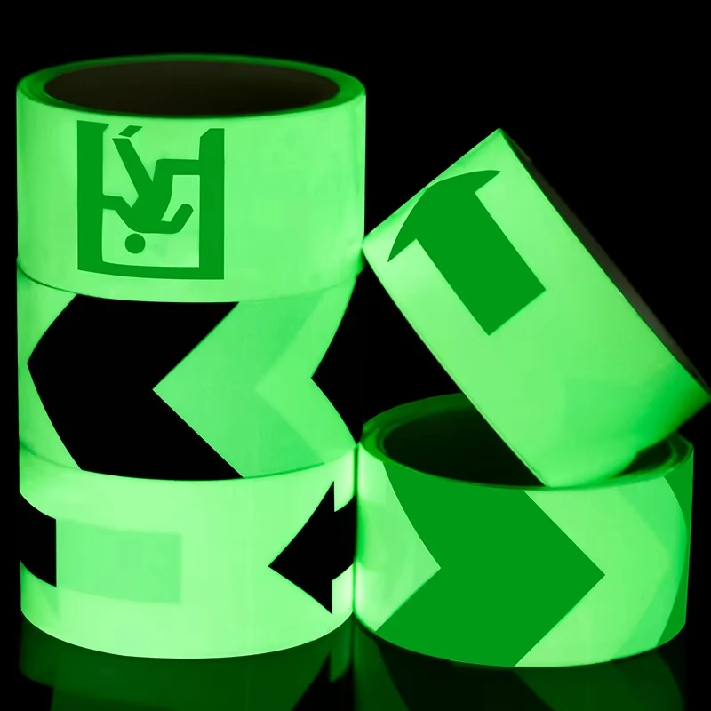 

5m Luminous Tape Self-Adhesive Step Marking Route Guidance Night Safety Exit Warning