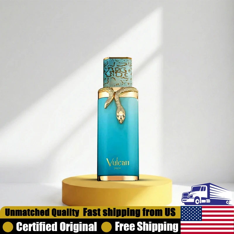 

French Avenue Vulcan Feu Eau de Parfum Spray 3.4 Ounce Natural Lasting Floral Unisex Cologne 100 ML Portable Pheromones Perfume