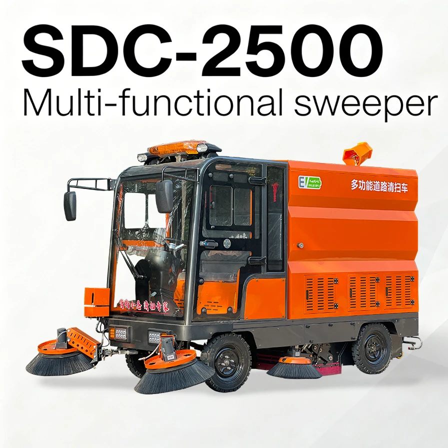 Customized Factory Direct New Ride-On Cordless Electric Sweeper Self-Propelled Long-Range Zero Emission High Suction Power Multi